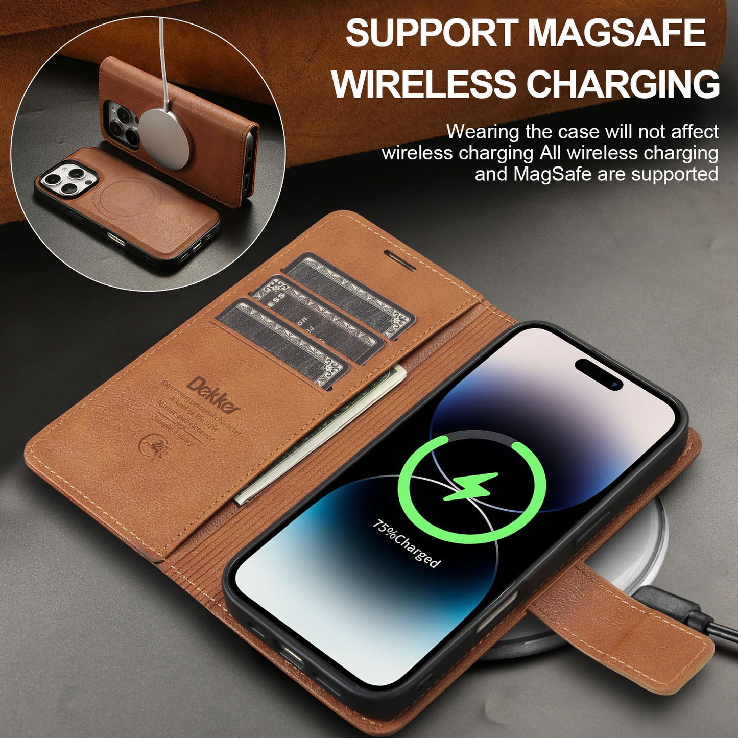 MagFolio Case (iPhone) Leather Case