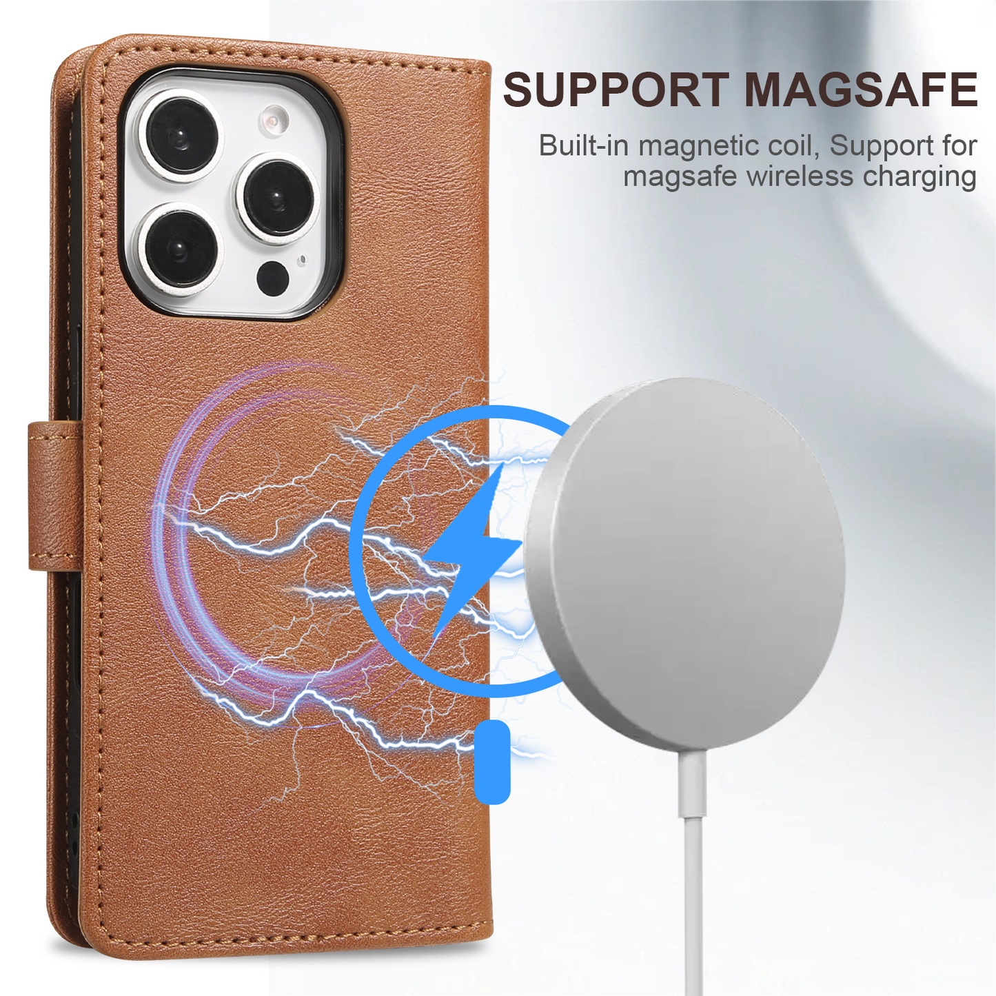 MagFolio Case (iPhone) Leather Case