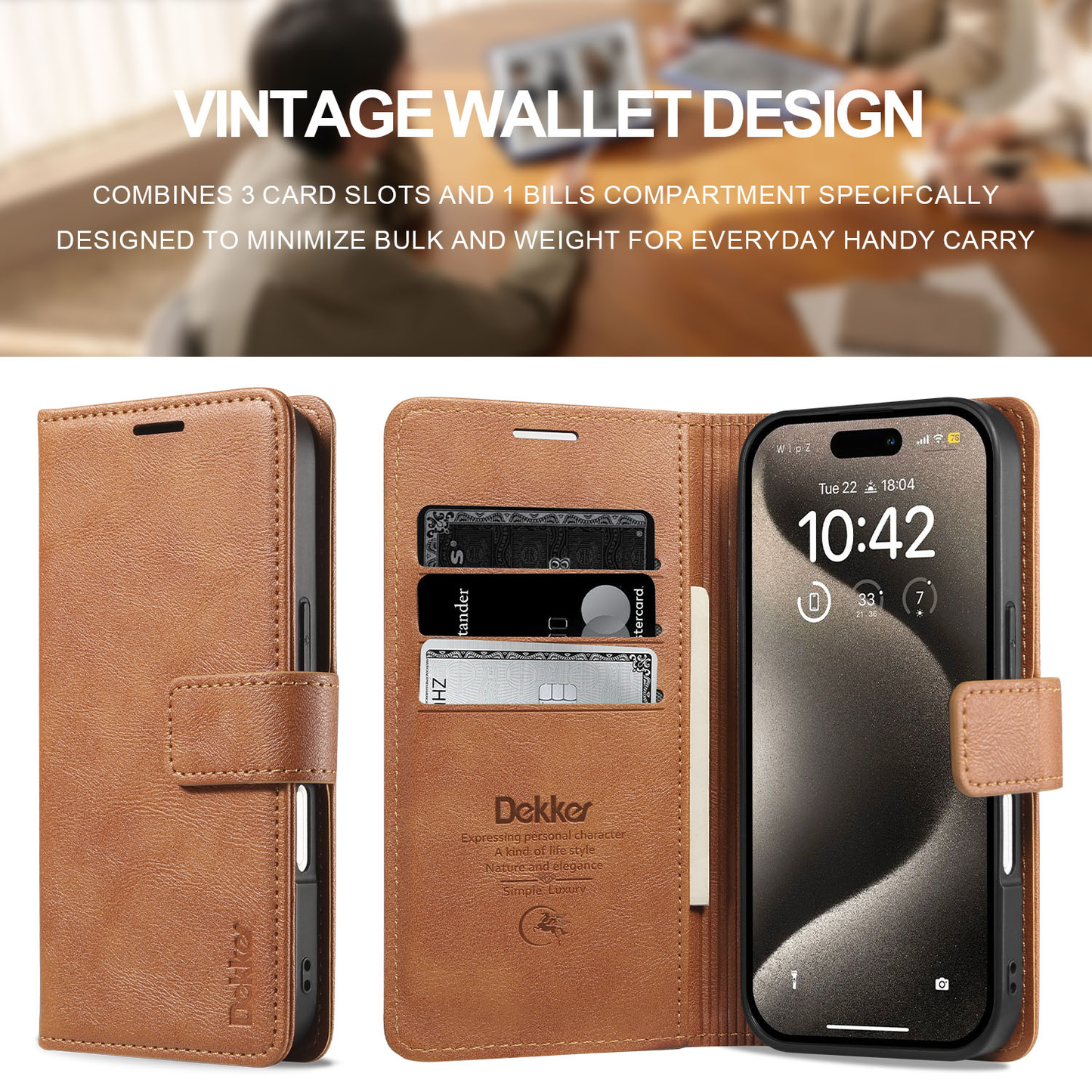 MagFolio Case (iPhone) Leather Case