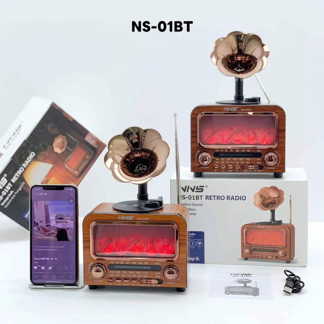 NNS Retro Portable Bluetooth Speaker