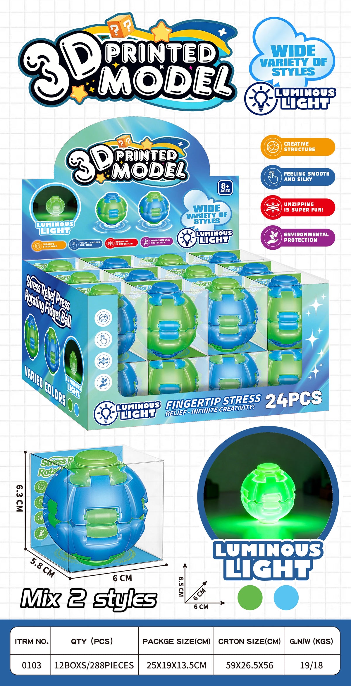 Wofu Press Gyroball for Fingertip Stress Relief