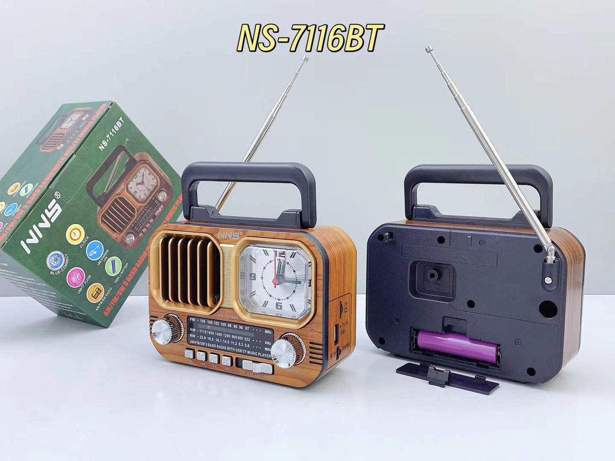 NNS Retro Portable Bluetooth Speaker