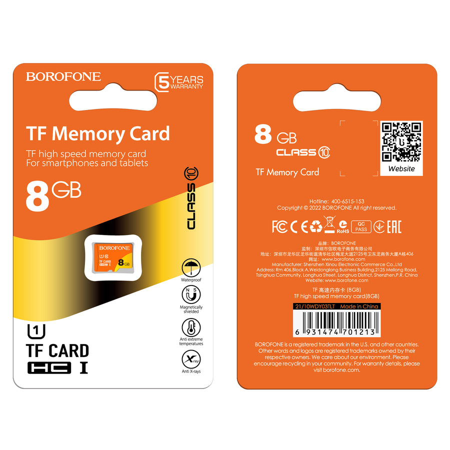 BOROFONE TF High Speed Memory Card