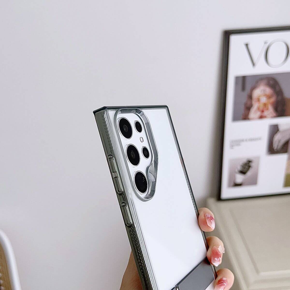 Crystal Stand (iPhone) Clear Case