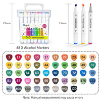 HugmieToys Double Tipped Permanent Marker Pens