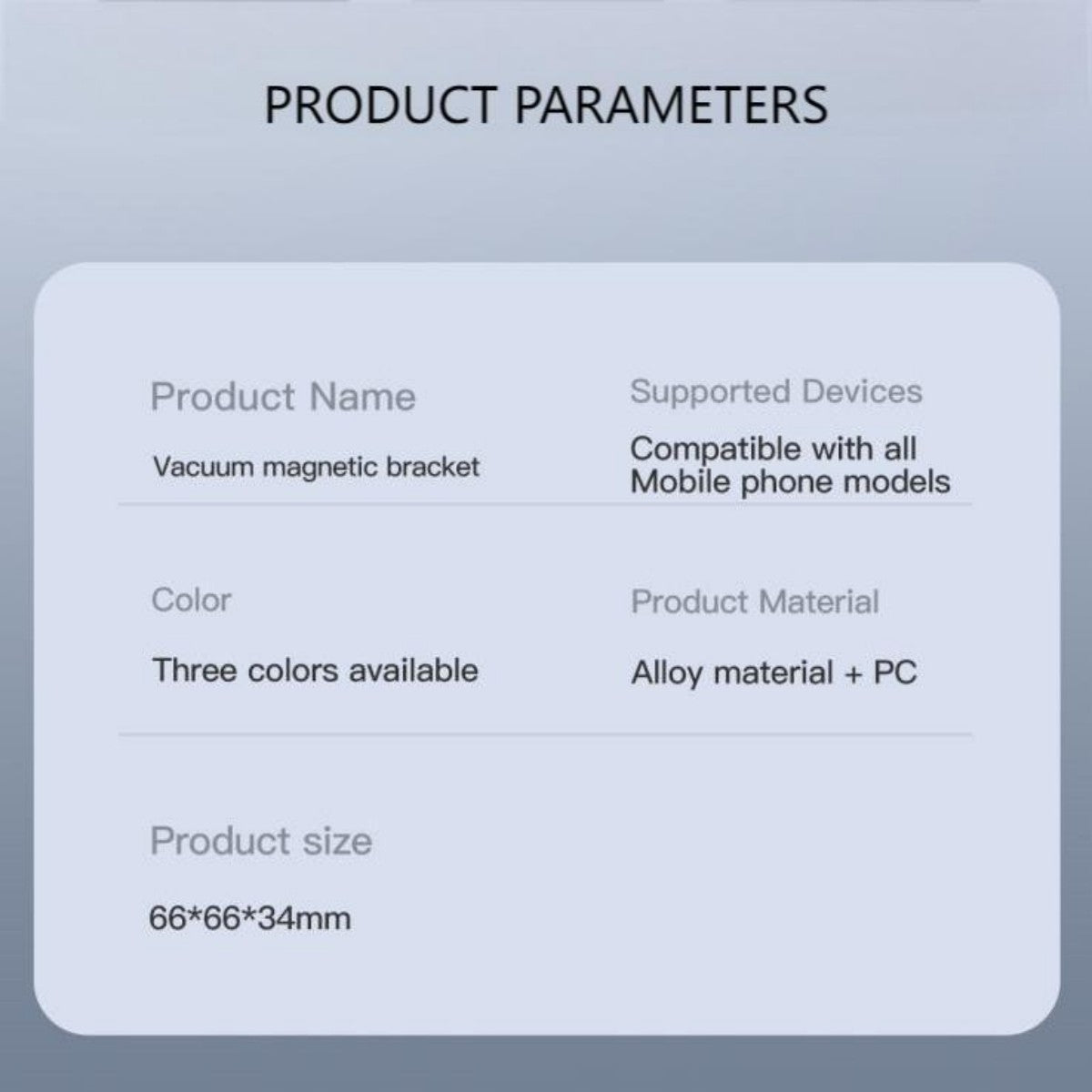 K10A Folding Magnetic Car Phone Holder