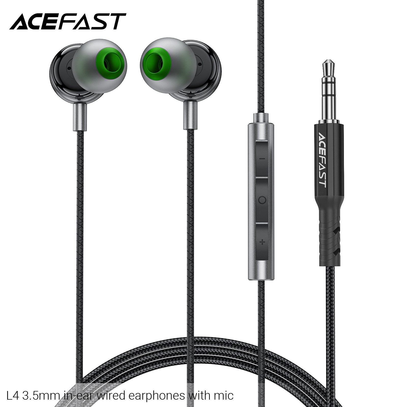 ACEFAST In-ear Wired Earphones with Mic
