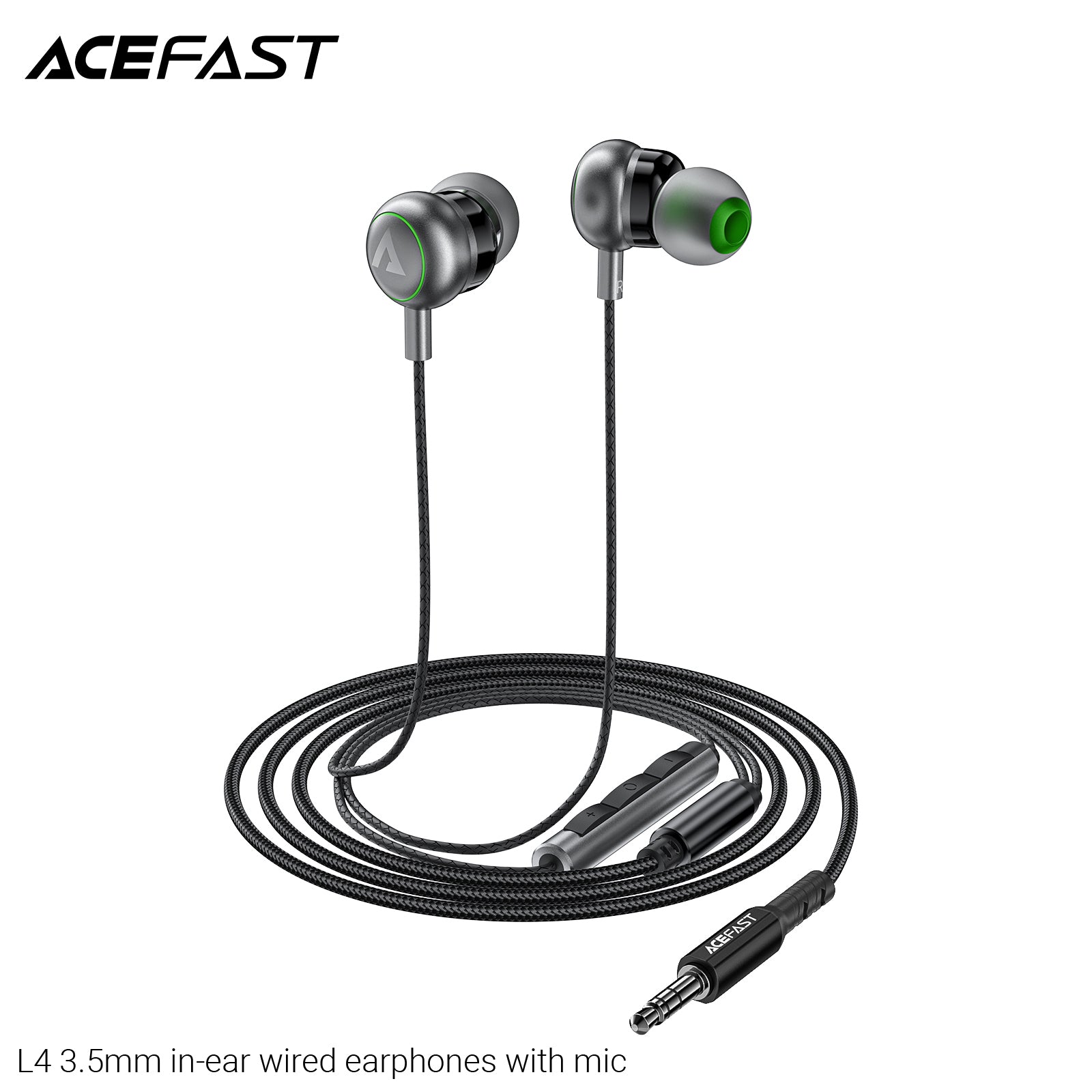 ACEFAST In-ear Wired Earphones with Mic