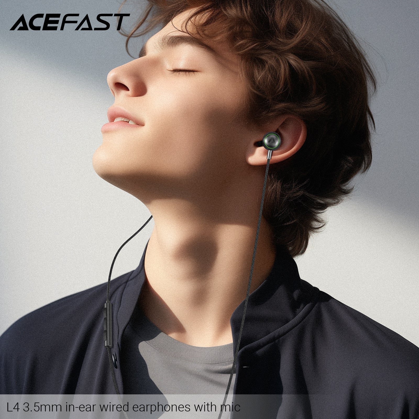 ACEFAST In-ear Wired Earphones with Mic