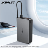 ACEFAST M29 22.5W Fast Charging Power Bank with Cable 20000mAh
