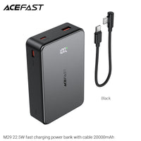 ACEFAST M29 22.5W Fast Charging Power Bank with Cable 20000mAh