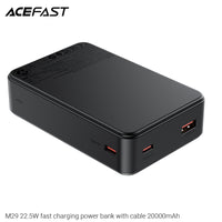 ACEFAST M29 22.5W Fast Charging Power Bank with Cable 20000mAh