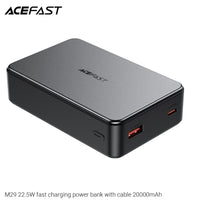 ACEFAST M29 22.5W Fast Charging Power Bank with Cable 20000mAh