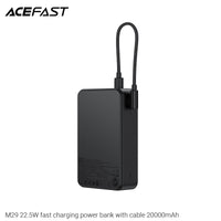 ACEFAST M29 22.5W Fast Charging Power Bank with Cable 20000mAh
