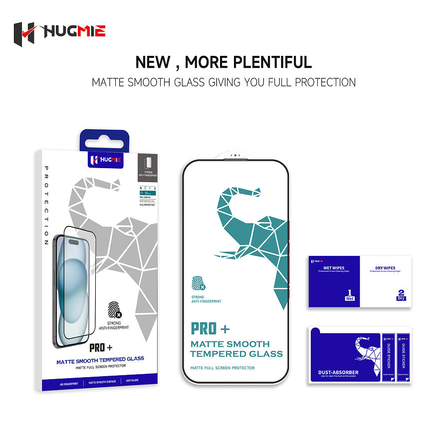 Hugmie® Matte Smooth Glass (iPhone) Screen Protector