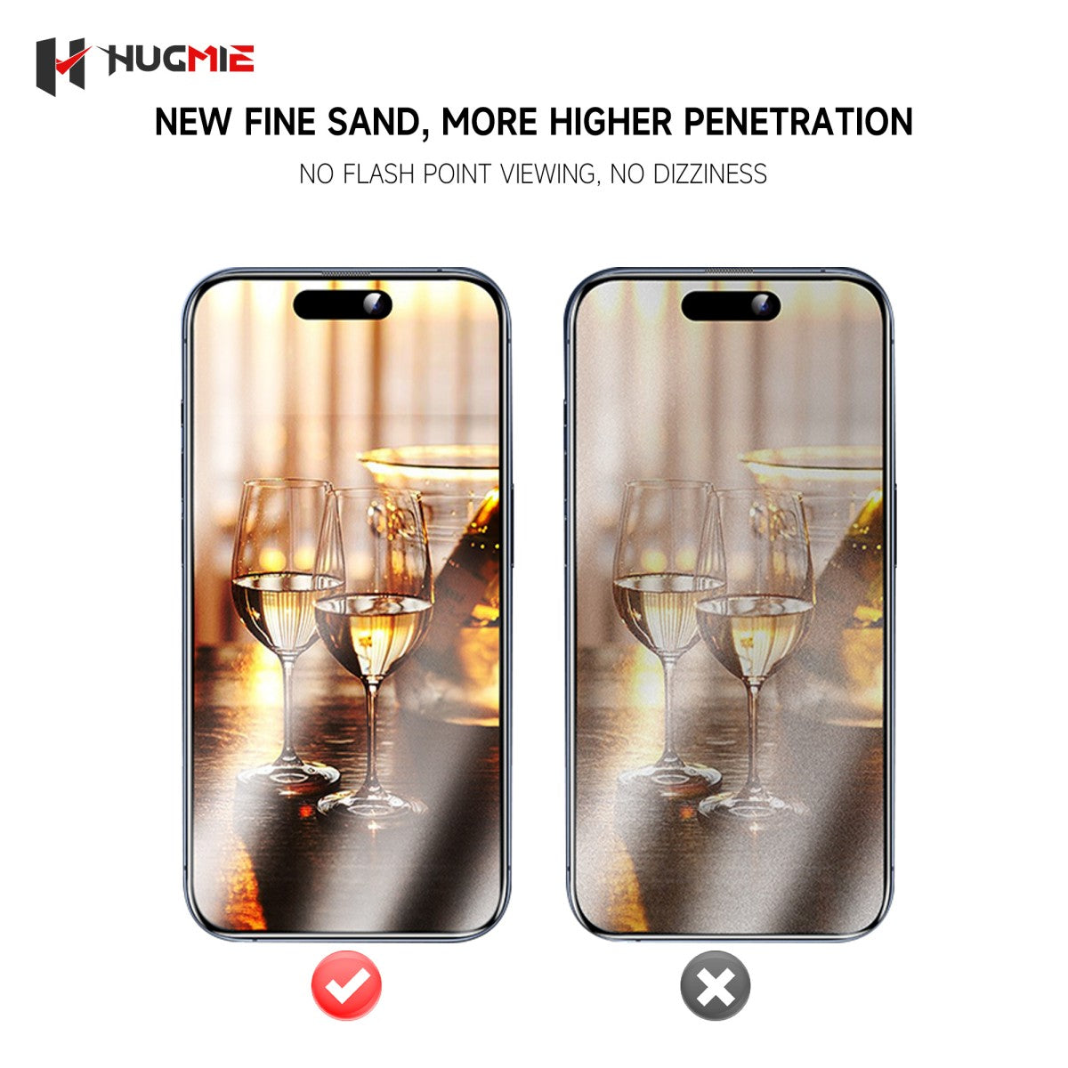 Hugmie® Matte Smooth Glass (iPhone) Screen Protector