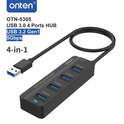 Onten 5305 USB 3.0 4-Port Hub - Hugmie