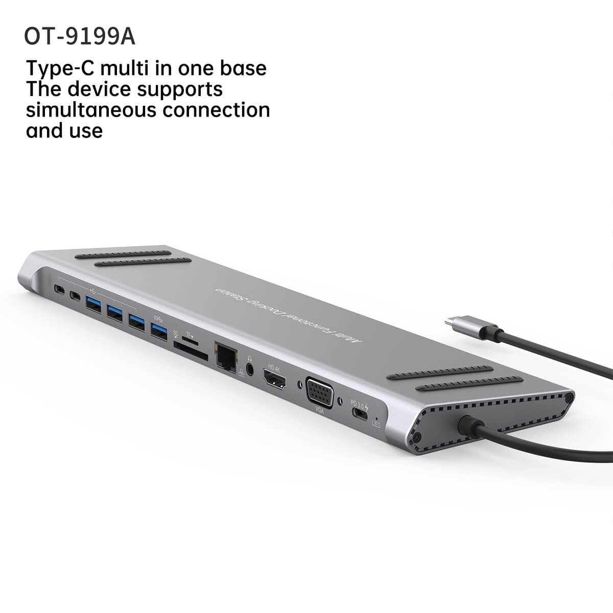 Onten 9199A 14 in 1 Type-C Multi-Function Docking Station - Hugmie