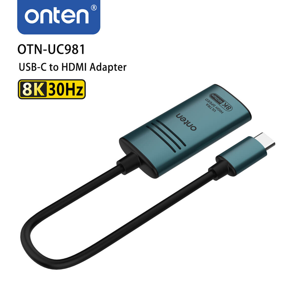 Onten UC981 USB-C to HDMI Adapter - Hugmie