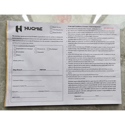 Hugmie Repair Receipts