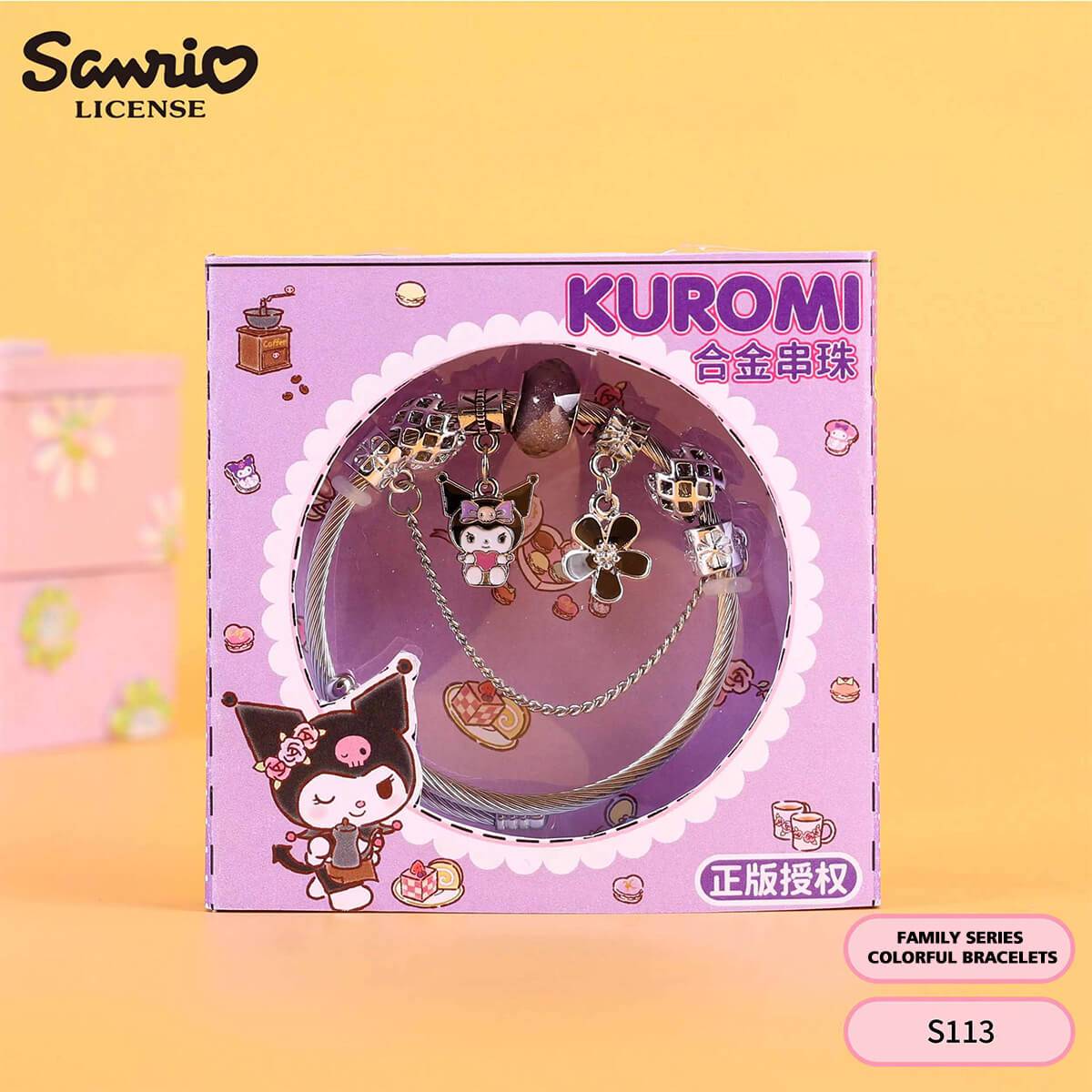 S113 Sanrio Cute Anime Alloy Charm Bracelet - HugmieToys