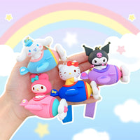 Sanrio Characters in Airplane Keychain - HugmieToys
