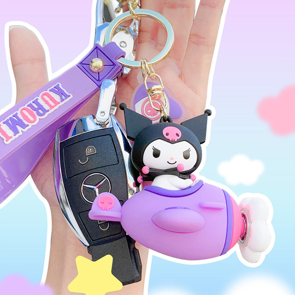 Sanrio Characters in Airplane Keychain - HugmieToys