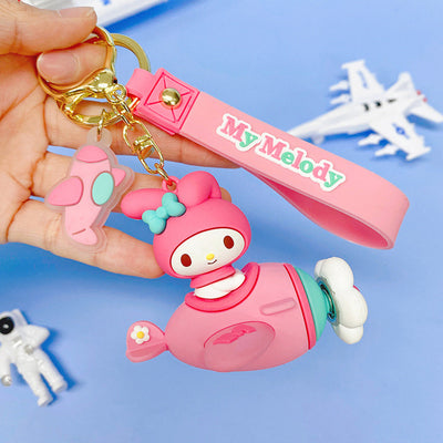 Sanrio Characters in Airplane Keychain - HugmieToys