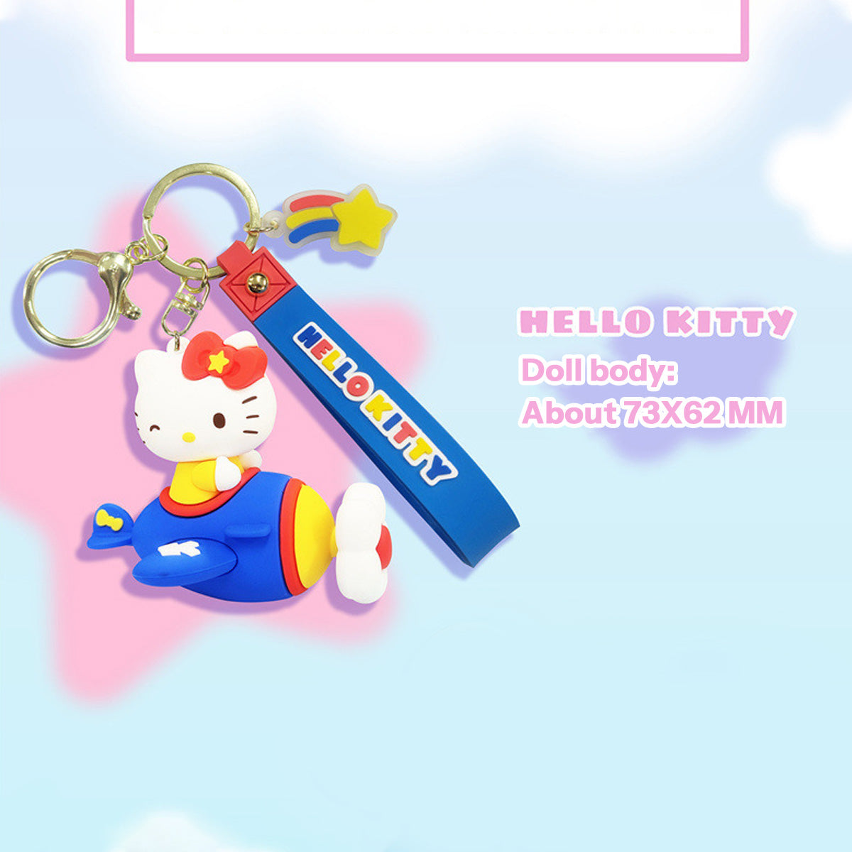 Sanrio Characters in Airplane Keychain - HugmieToys