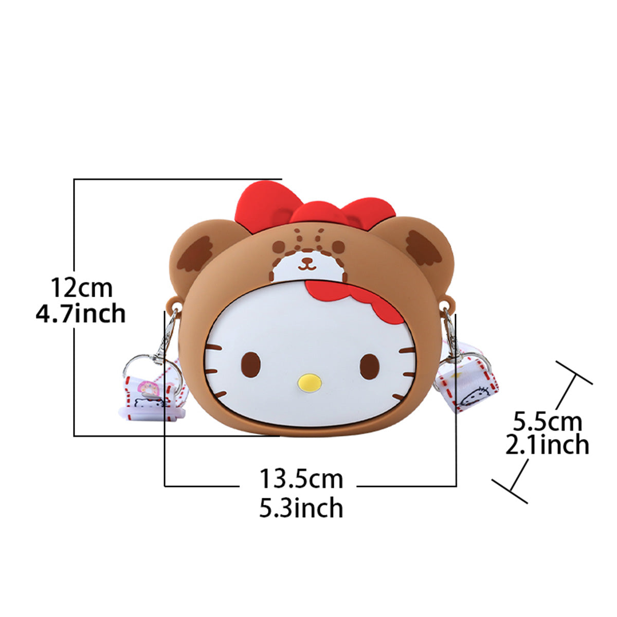 Sanrio Characters Mini Silicone Crossbody Bag - HugmieToys