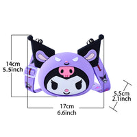 Sanrio Characters Mini Silicone Crossbody Bag - HugmieToys