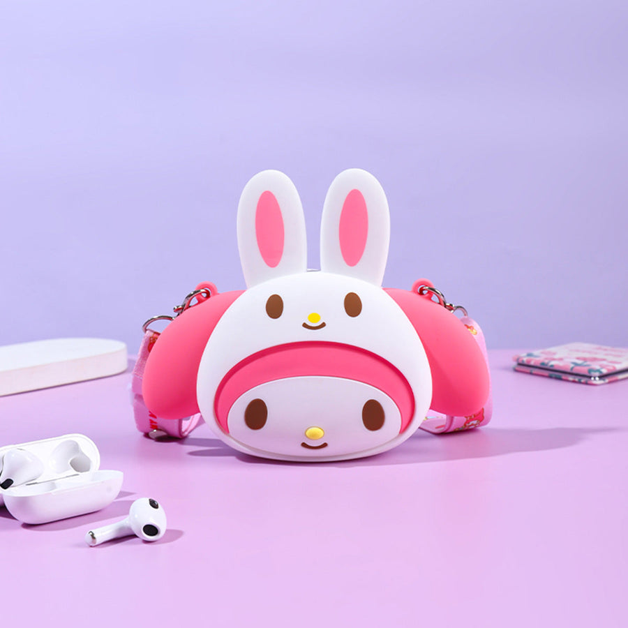 Sanrio Characters Mini Silicone Crossbody Bag - HugmieToys