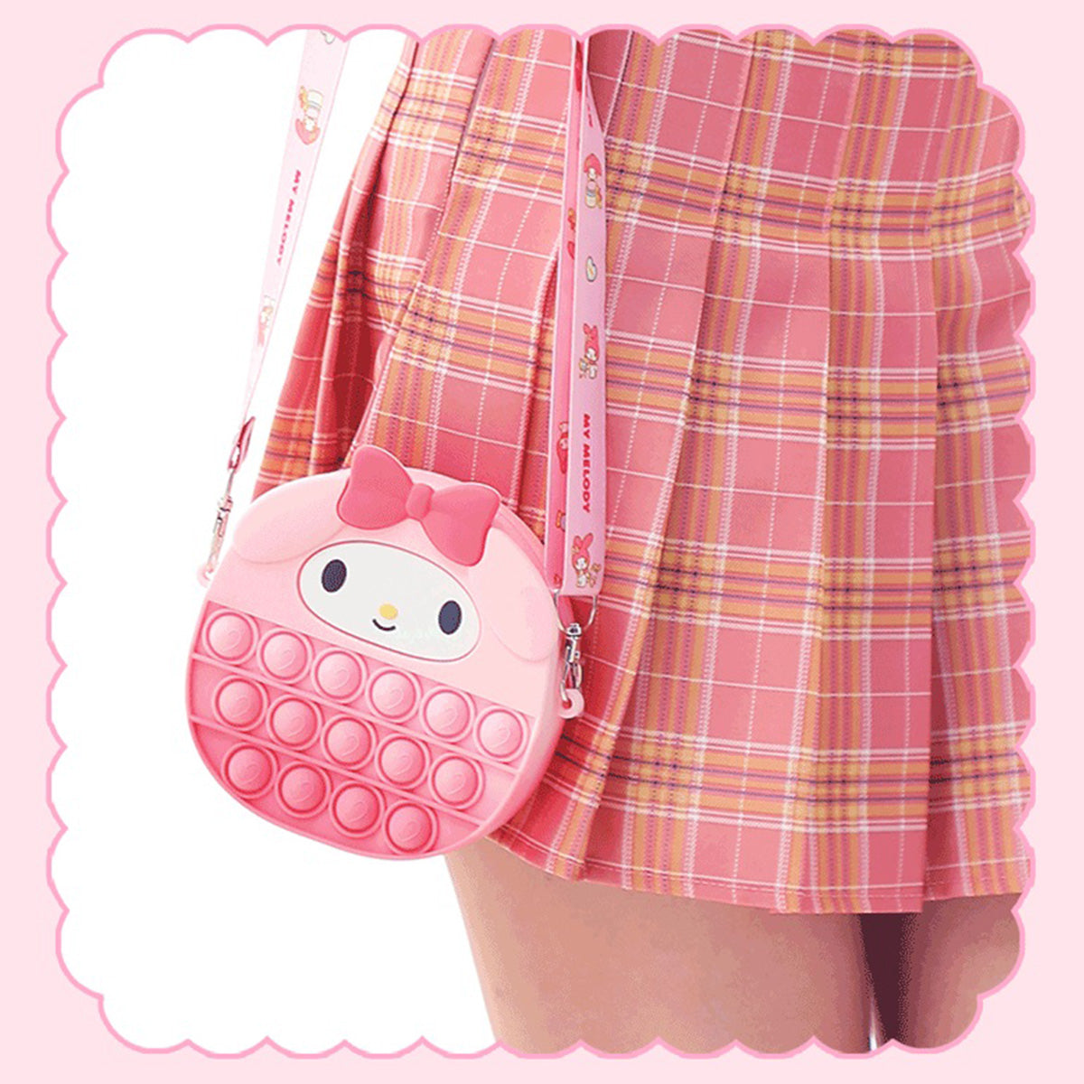 Sanrio Characters Pop It Bag with Strap - HugmieToys