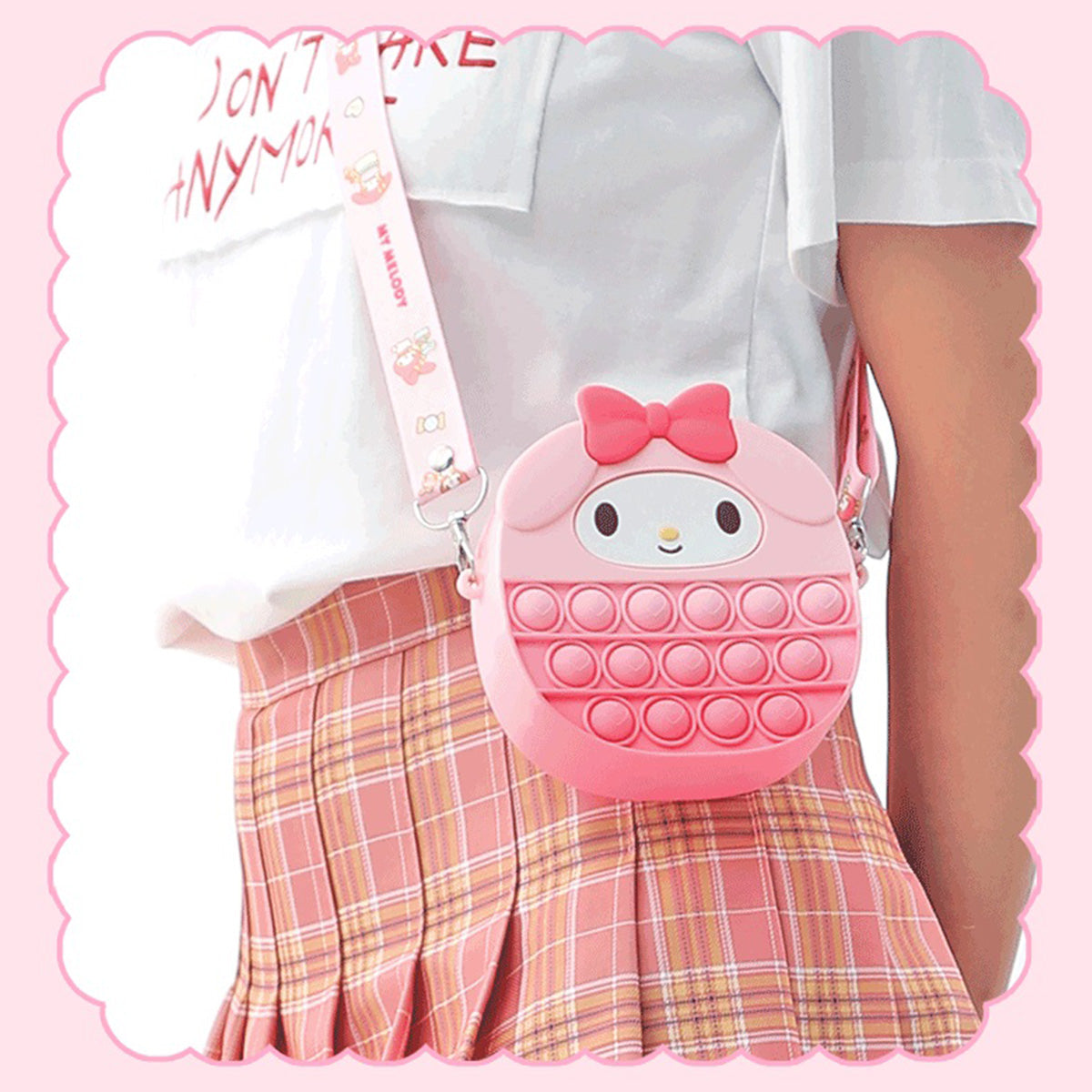 Sanrio Characters Pop It Bag with Strap - HugmieToys