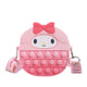 Sanrio Characters Pop It Bag with Strap - HugmieToys