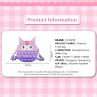 Sanrio Characters Pop It Bag with Strap - HugmieToys