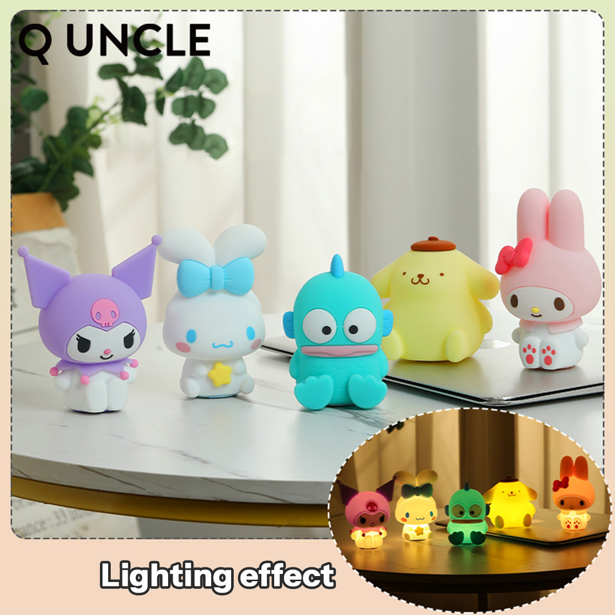 Sanrio Cute Anime Night Light - HugmieToys