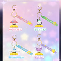 Sanrio Family Star Night Light Series Pendant Keychain - HugmieToys