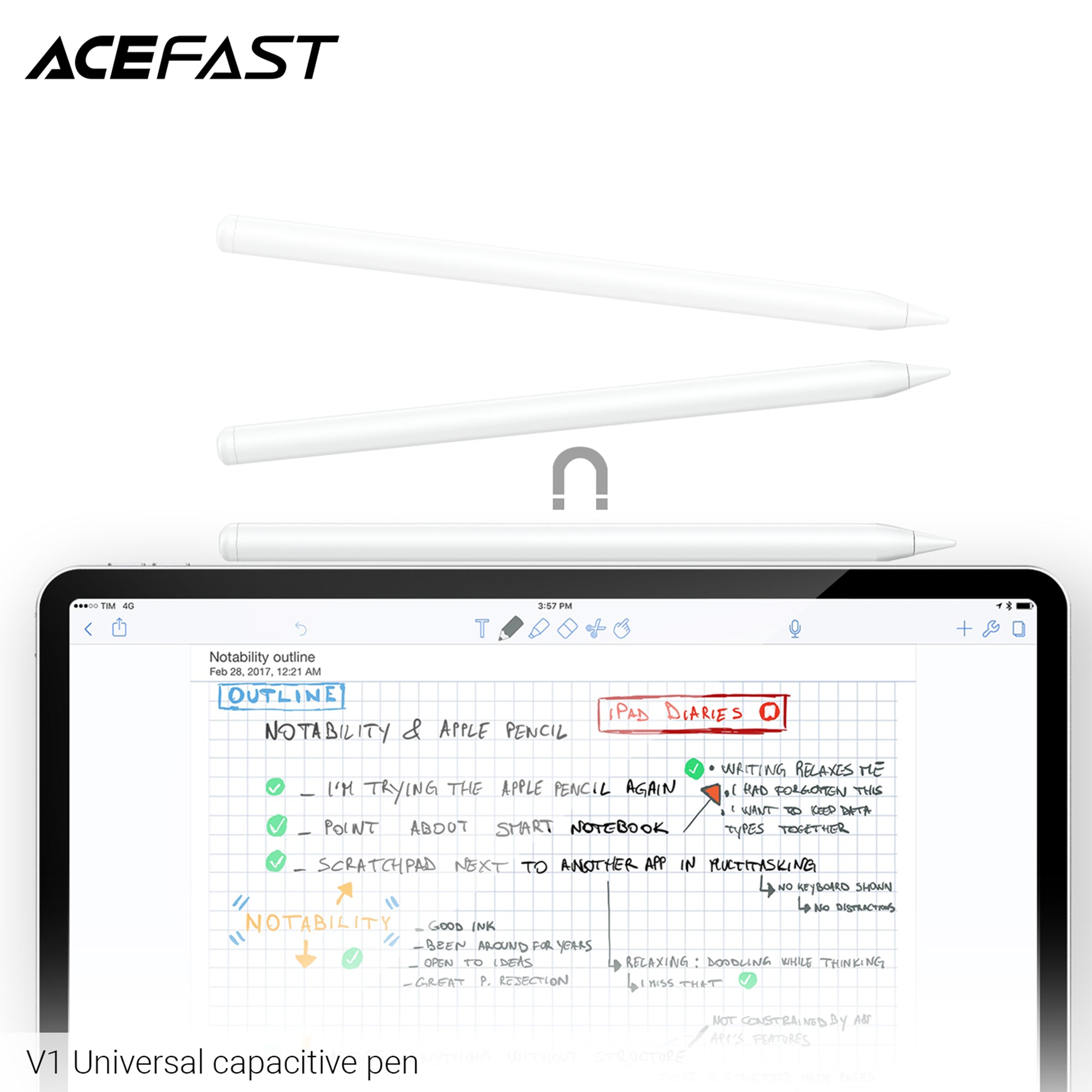 ACEFAST V1 Universal Capacitive Pen