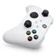 Close-up angled view of the WR007 Xbox Wireless Controller in white, featuring precision thumbsticks and responsive action buttons.