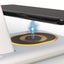 High-efficiency wireless charging on the Y36 6 in 1 15W Folding Wireless Charger, with energy transfer visualization for smartphones.